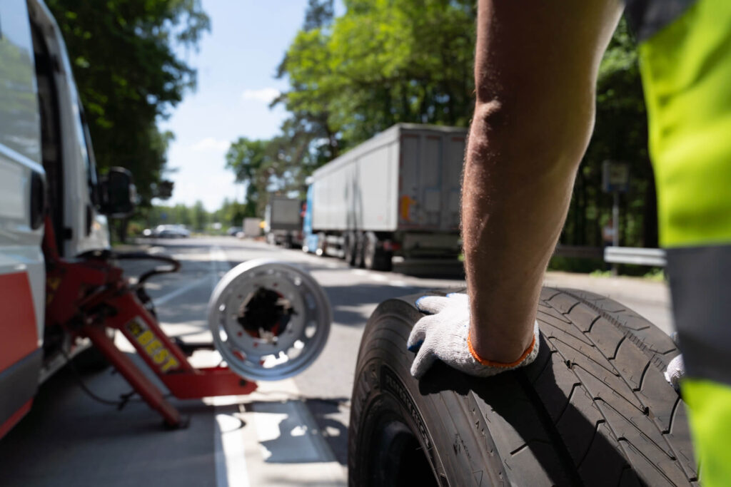 Mobilny serwis opon ciężarowych